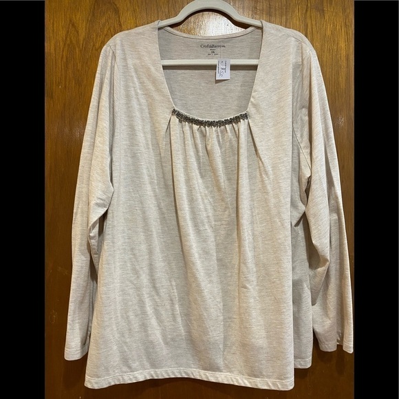 𝅺croft and Barrow Long Sleeve Top - Picture 1 of 5